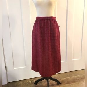 Vintage Wool Pendleton Skirt